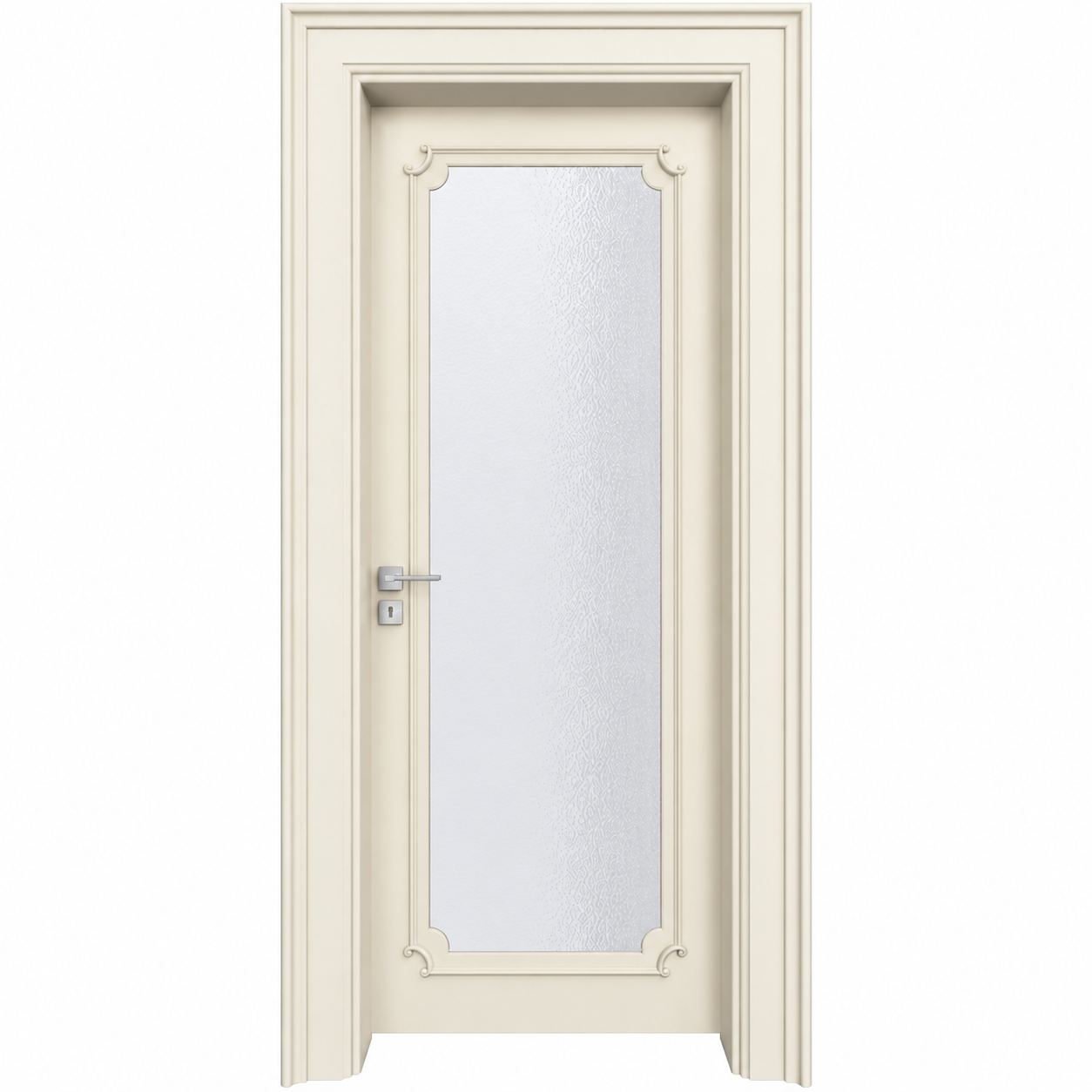 BY-5016V Porte intérieure Laqué Vitrée
